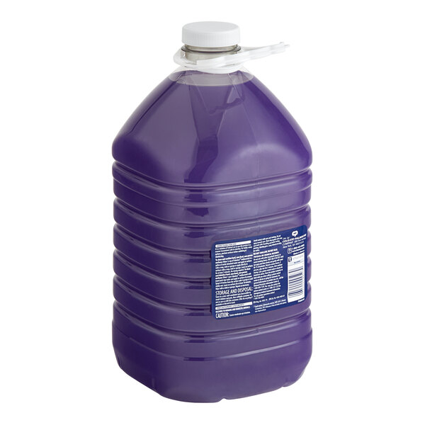 A large purple container of Fabuloso Lavender Scent Antibacterial Multi-Purpose Cleaner with a blue label.