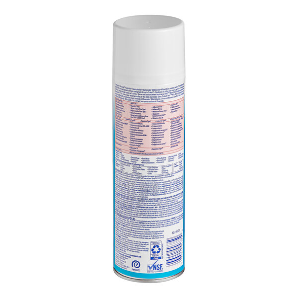 A close-up of a can of Professional Lysol Fresh Scent Disinfectant Spray. The can has a label on it.