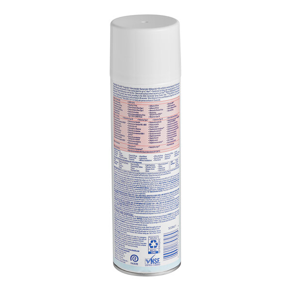 A white can of Professional Lysol Linen Scent Disinfectant Spray with a white cap.
