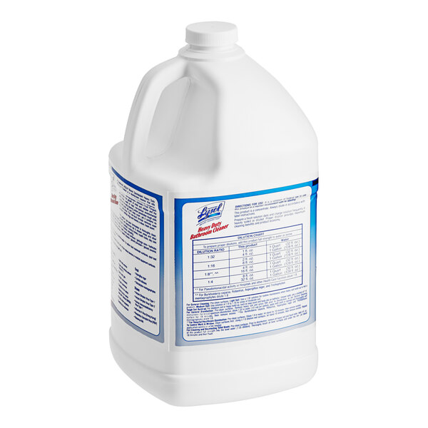 A white jug of Professional Lysol disinfectant with a blue and white label.