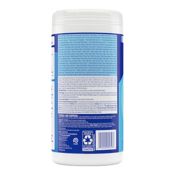 Lysol 80-Count Linen Scent Disinfecting Wipes - 6/Case