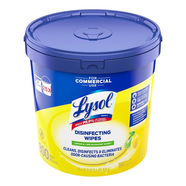 Lysol 800-Count Lemon and Lime Blossom Scent Disinfecting Wipes