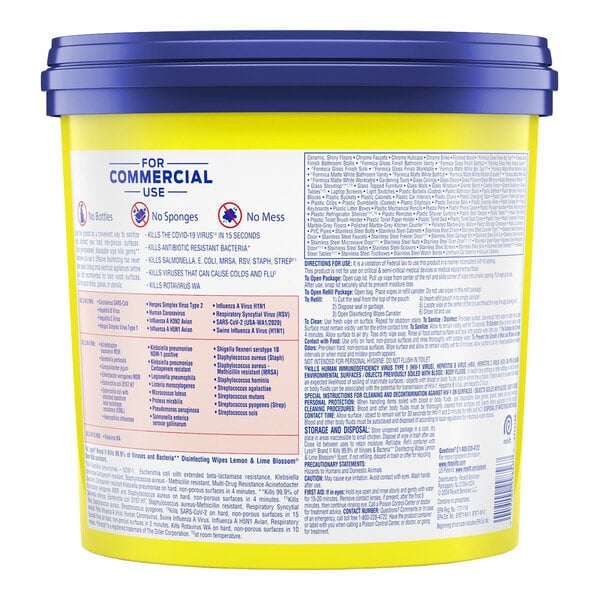 Lysol 800-Count Lemon and Lime Blossom Scent Disinfecting Wipes