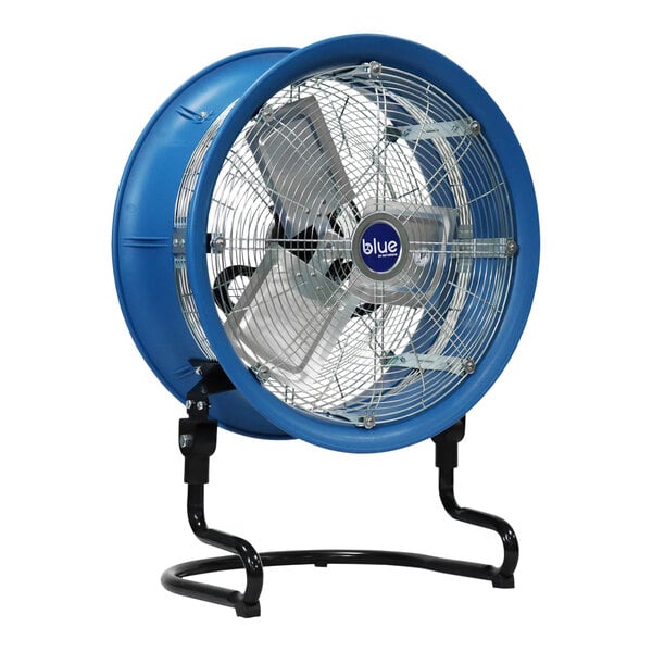 Patterson Blue 18" 3-Speed 3-Position Tilt Portable High-Velocity Floor Fan BLUE 1800 - 3/8 hp