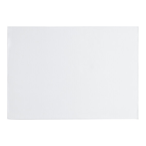 A white rectangular Baker's Lane cake drum