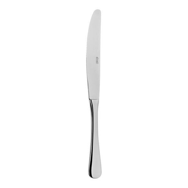 An Abert Matisse stainless steel dinner knife with a silver handle.