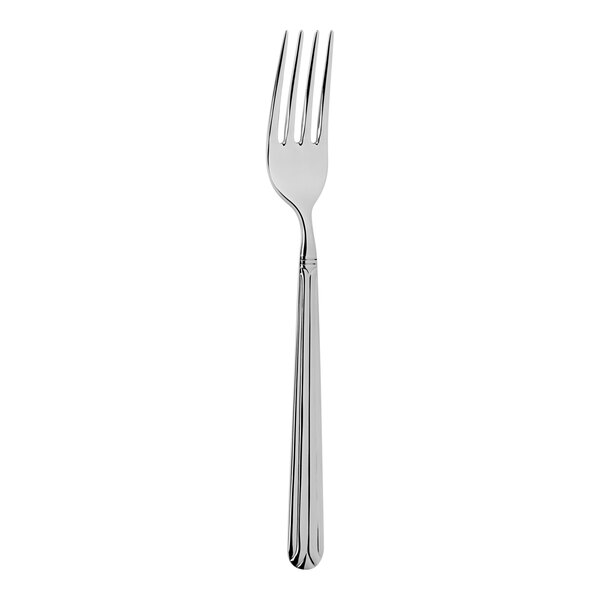 An Abert Spendido stainless steel dessert/salad fork with a silver handle.