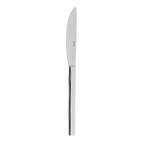 An Abert Neo stainless steel dinner knife with a silver handle.