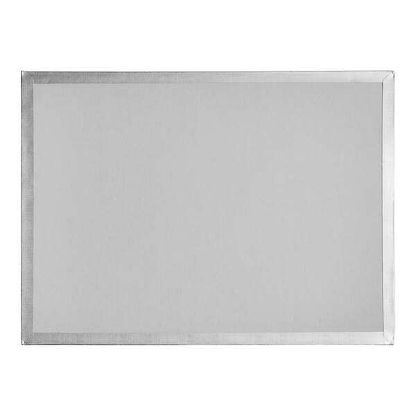 A silver cake drum board.