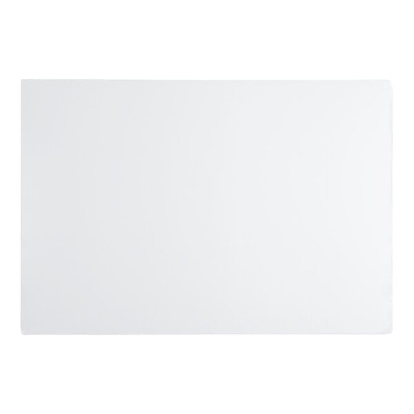 A white rectangular Baker's Lane cake drum.