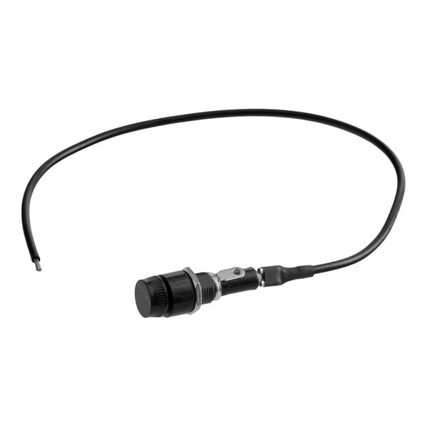 A fuse and fuse holder assembly with an attached black wire, designed for Noble Warewashing GP1250 and GP1600 models.