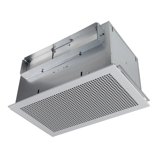 A Broan L400 ceiling mounted exhaust fan with a metal grille.