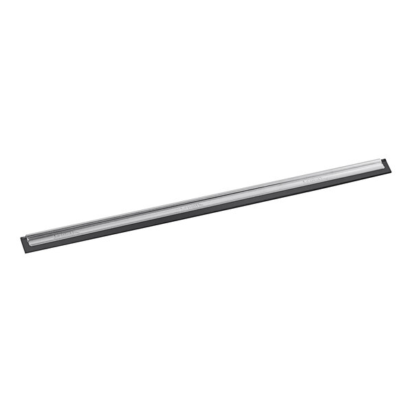 A long, thin metal bar with a rubber blade on the end.