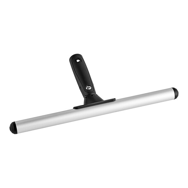 A close-up of a black and silver Ettore Pro+ Super System 1614 T-Bar handle.