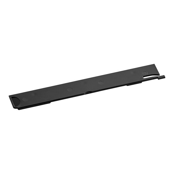 A black rectangular Ettore Pro+ Contour scraper blade holder with circles on it.