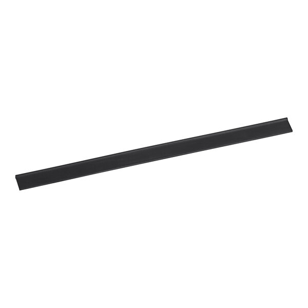 A black rectangular Ettore squeegee blade on a white background.