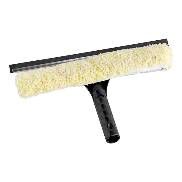 An Ettore squeegee with white and yellow foam on the handle.