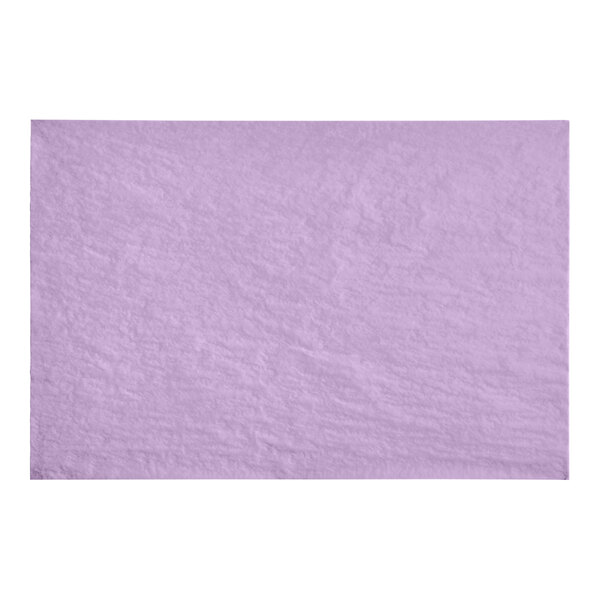 A close up of a purple SatinWrap tissue paper sheet.