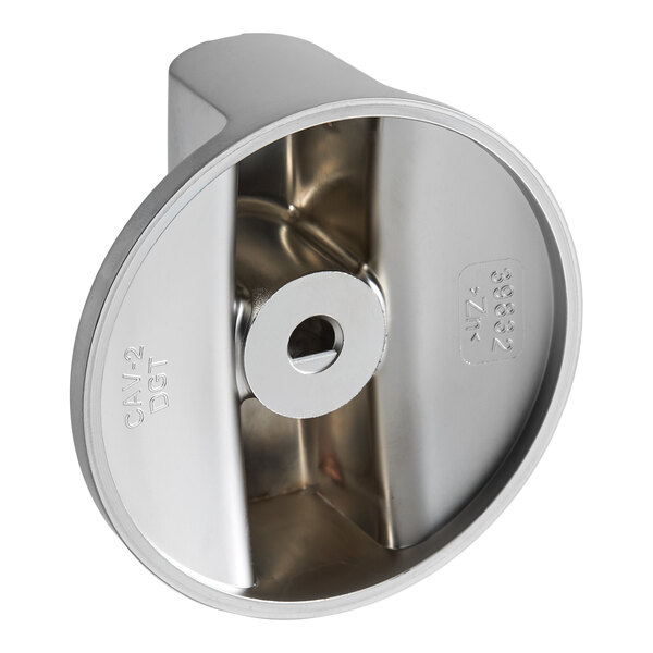 A metallic replacement knob for an Imperial appliance.