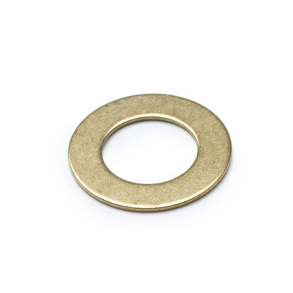 A brass T&S top swing yoke washer.