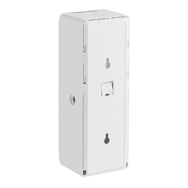 A white rectangular Lavex aerosol dispenser with buttons.