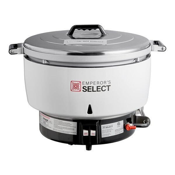 Emperor's Select EGRC Liquid Propane 140 Cup (70 Cup Raw) Gas Rice Cooker / Warmer - 27,500 BTU