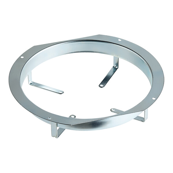 A round metal frame.