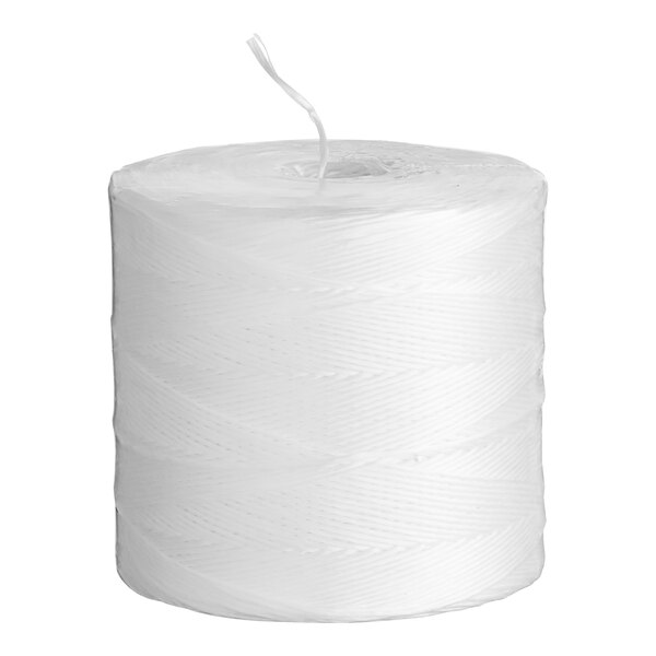 A spool of white 1-ply polypropylene twine.