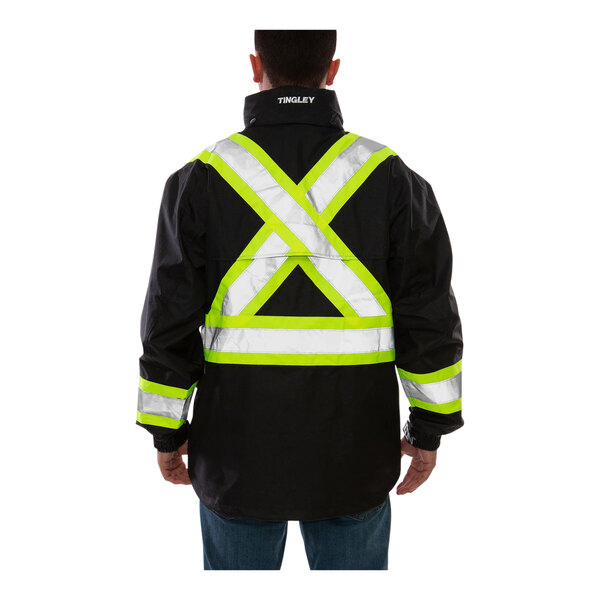 Tingley Icon Type O Class 1 X-Back Enhanced Visibility Black