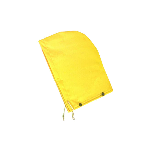 A yellow bag with a string.