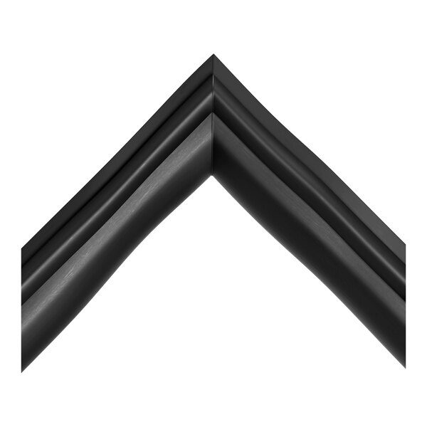 A black door gasket designed for Avantco UBB-60 refrigerators and UDD-60 kegerators.