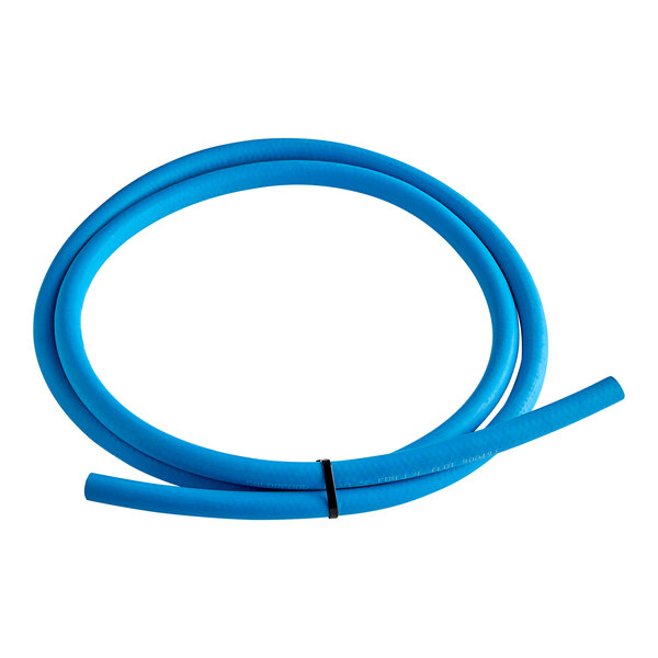 A blue tube with a black band.