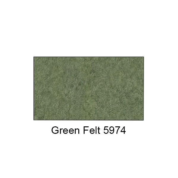 A close-up of a green felt surface.