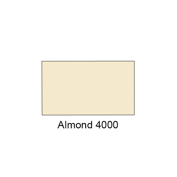 An Almond plastic laminate urinal partition from ASI Accurate Partitions.