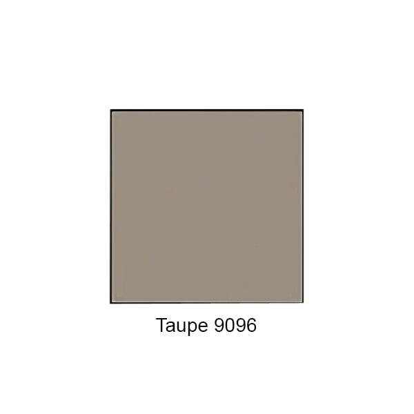 A taupe plastic laminate square.