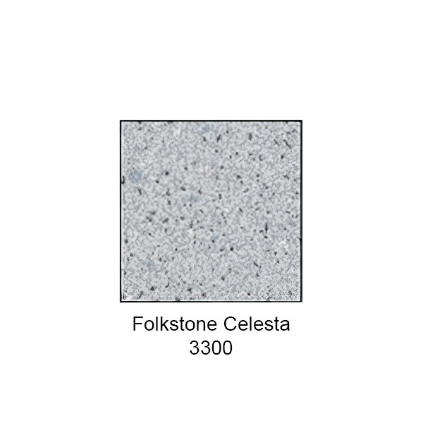 A black core phenolic urinal partition with a Folksone Celesta design.