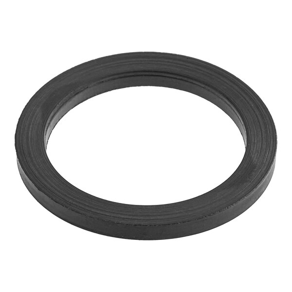 A black rubber seal ring with a black circle on a white background.