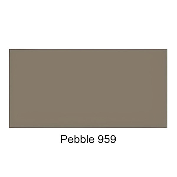 A close-up of a pebble powder-coated steel partition with a grey surface.