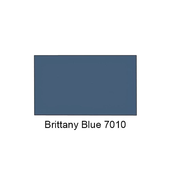 A blue rectangle with black text reading "Brittany Blue" and "710"