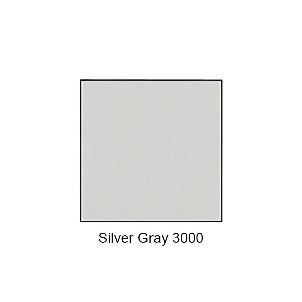 A white square with a silver gray rectangle inside.