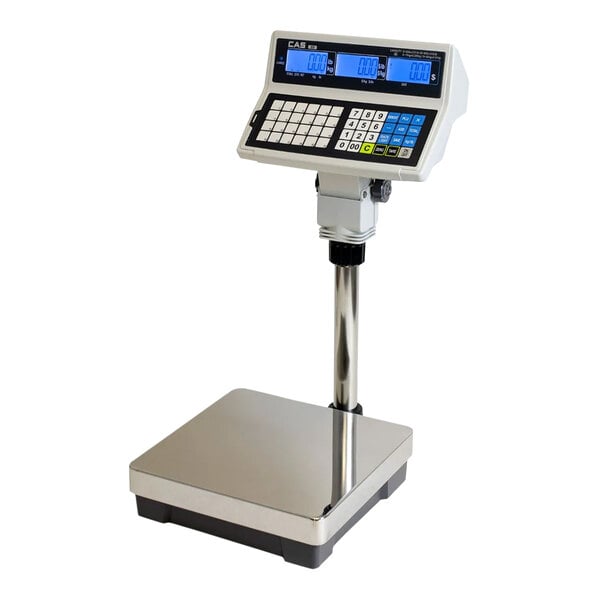 A CAS EB-60 digital bench scale with a display on top.