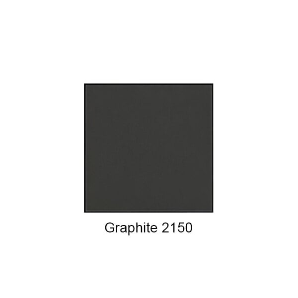 A black square with a black border and text reading "Graphite Plastic Laminate"