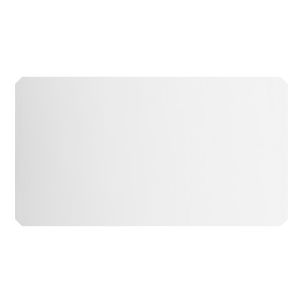 A white rectangular object with black text on it.