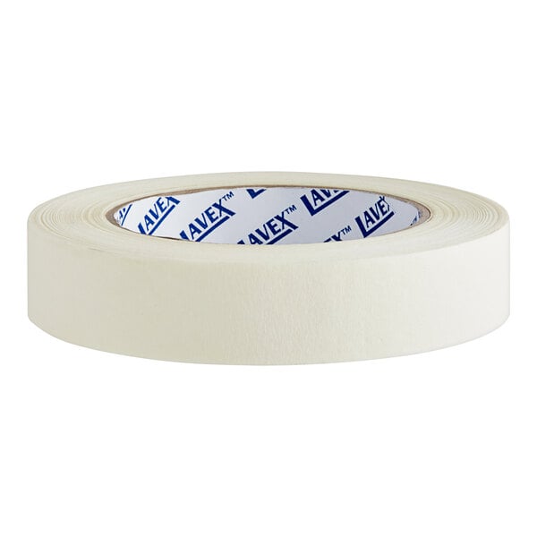 A roll of Lavex white masking tape.