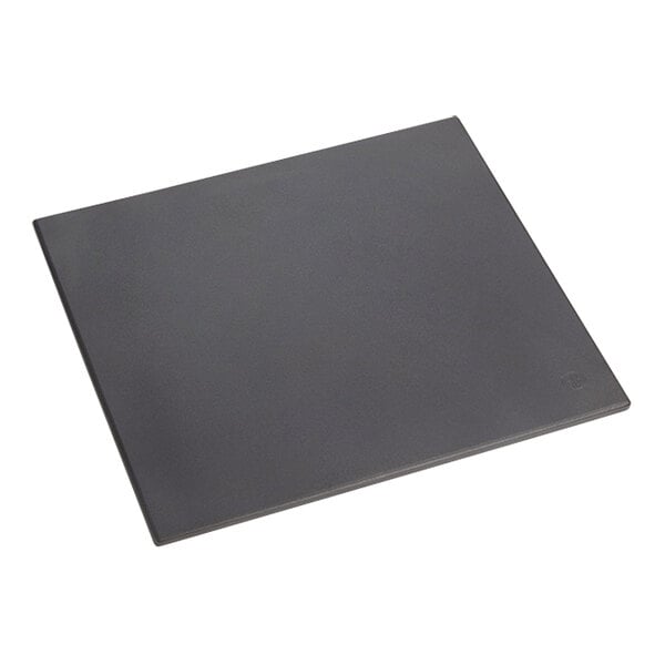 An American Metalcraft rectangular black enamel pizza stone.