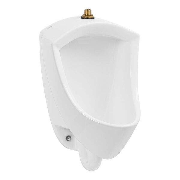 An American Standard white vitreous china urinal with top spud inlet.