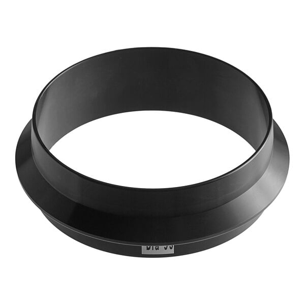 A black circular 95 mm adapter ring for a bubble tea sealing machine.