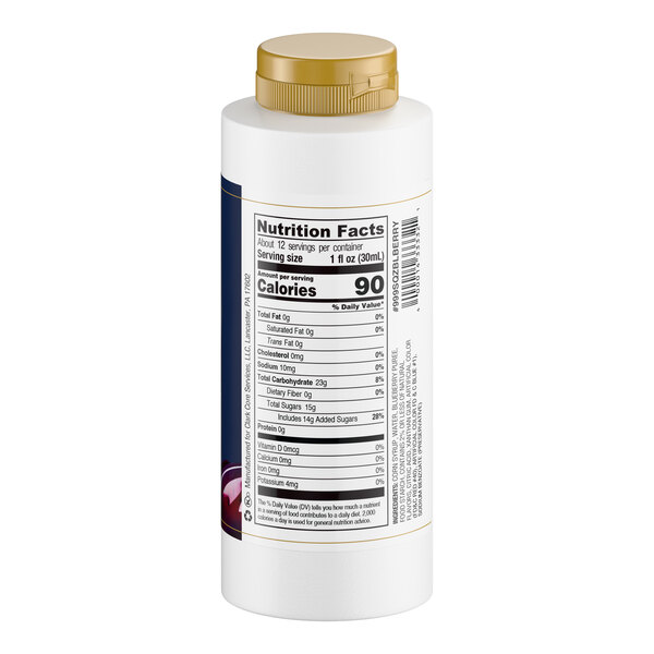 Capora Blueberry Flavoring Sauce 12 fl. oz. - 12/Case