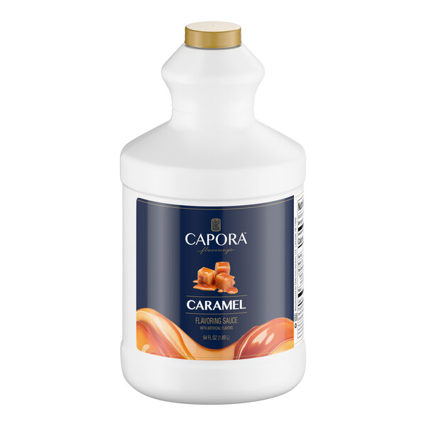 Capora Caramel Flavoring Sauce - 6/Case
