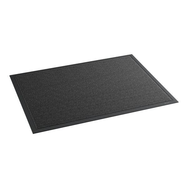 A black rectangular Lavex entrance mat with a black border.